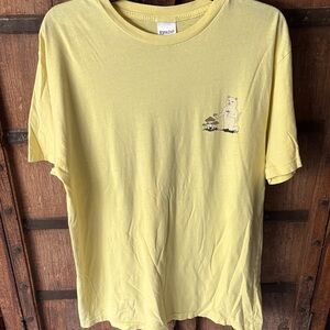 Ripndip Light Yellow Short Sleeve Tee
